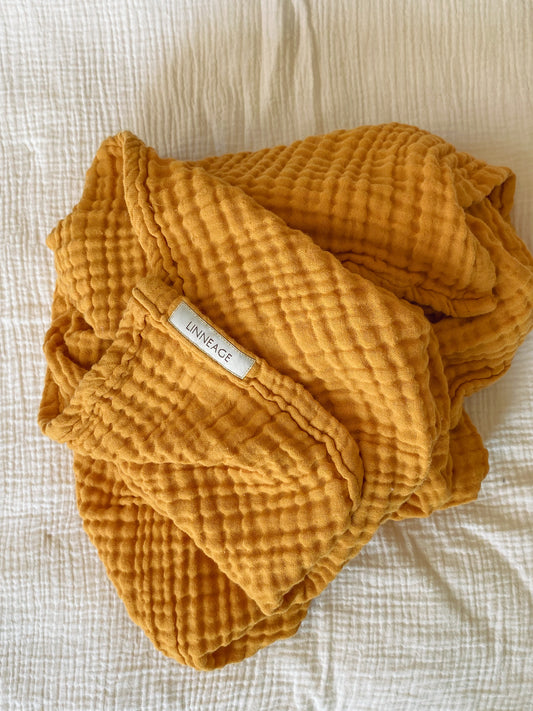 Muslin Blanket | Mustard