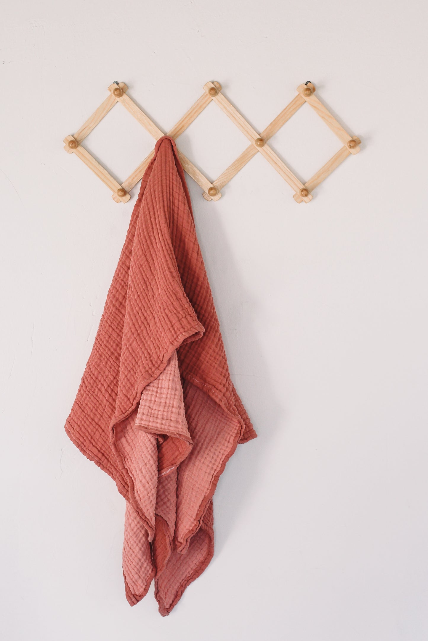 Muslin Blanket | Reversible Dusty Rose