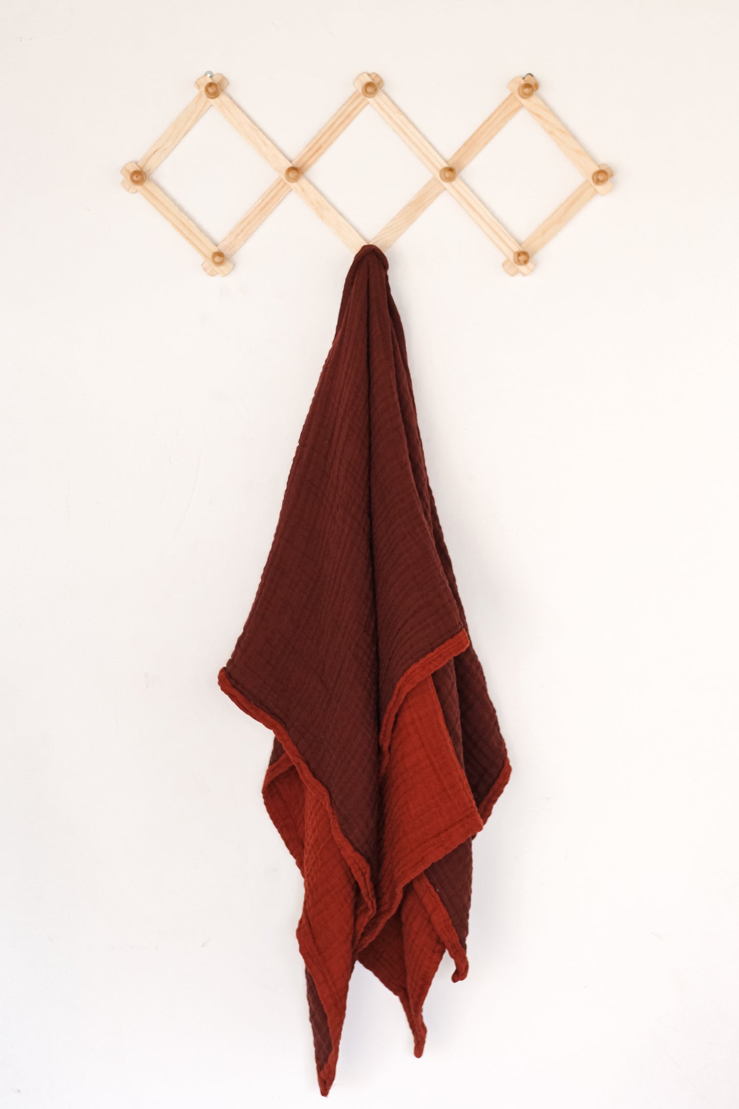 Muslin Blanket | Reversible Rust Red