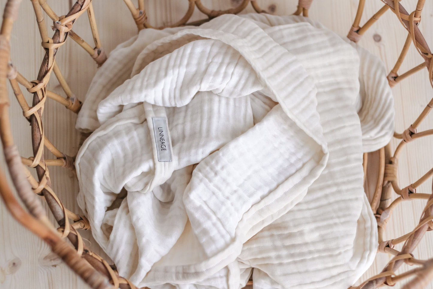 Muslin Blanket | Reversible Cream White