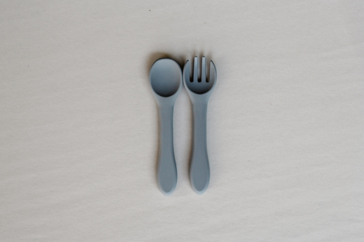 Silicone Spoon + Fork | Mist