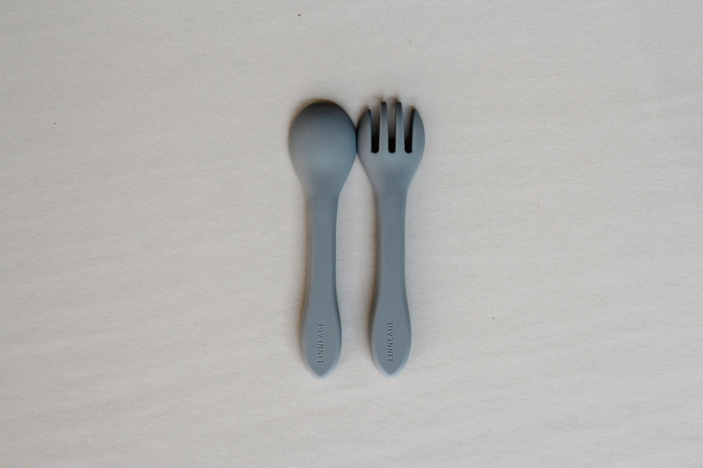 Silicone Spoon + Fork | Mist