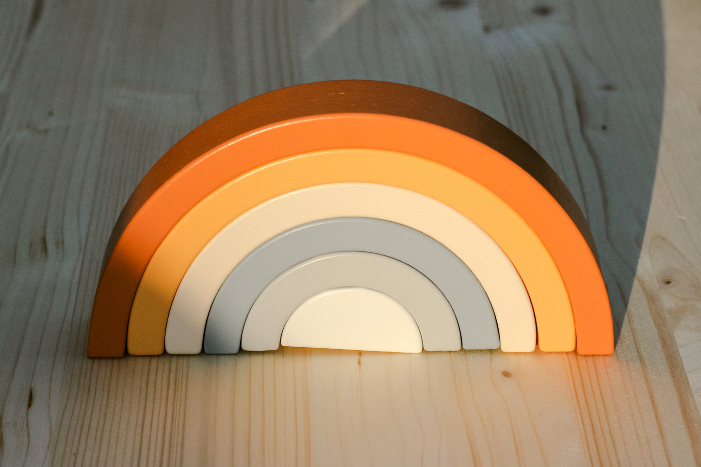 Wooden Rainbow Stacker