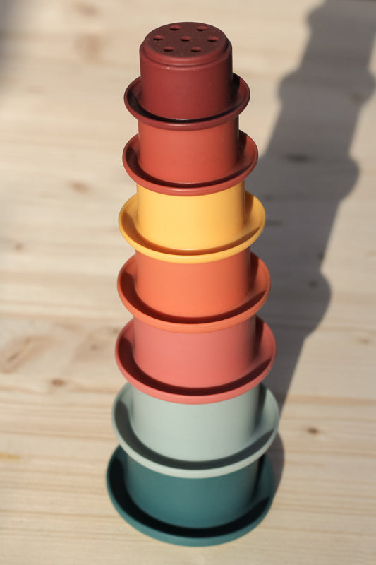 Silicone Cup Stacker | Rainbow