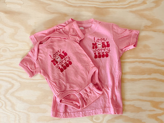 Love More Worry Less | Kids Sizes